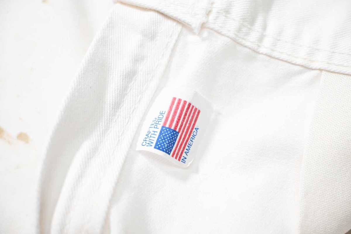 画像9: Used Stan Ray Painted Painter Pants White made in USA (9)