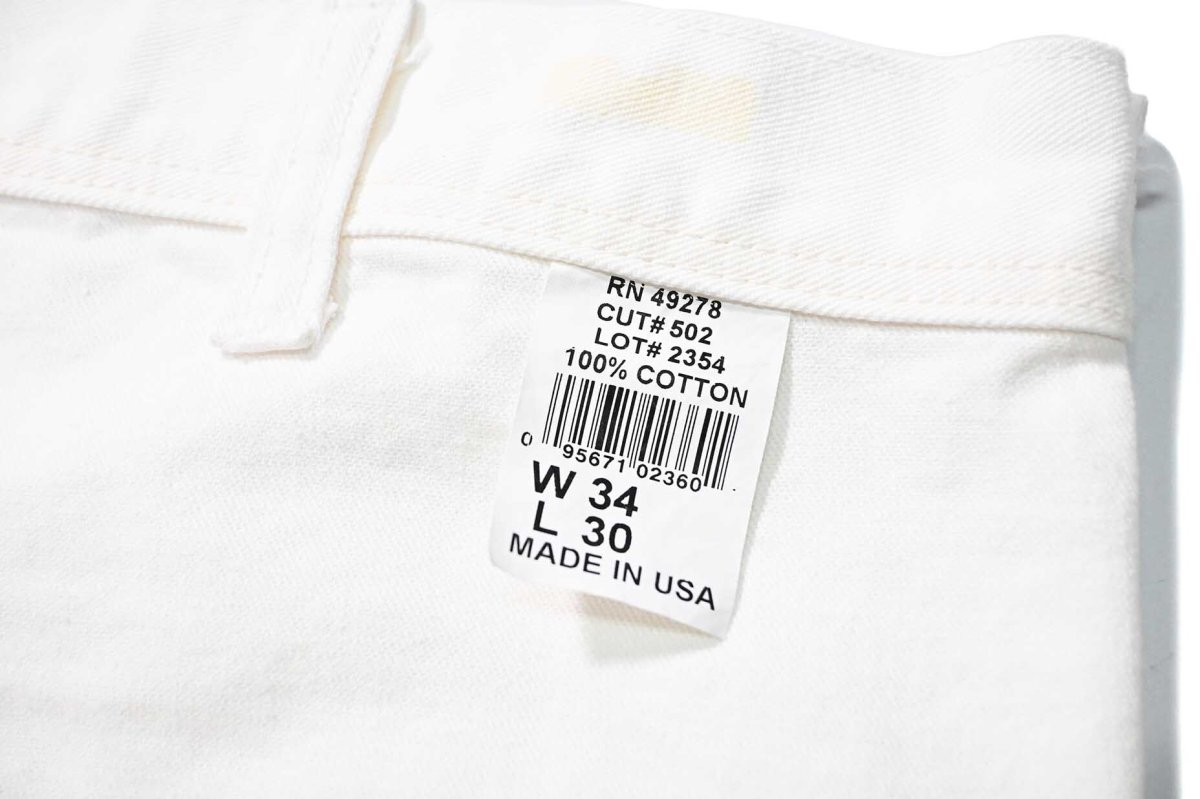 画像7: Used Stan Ray Painted Painter Pants White made in USA (7)