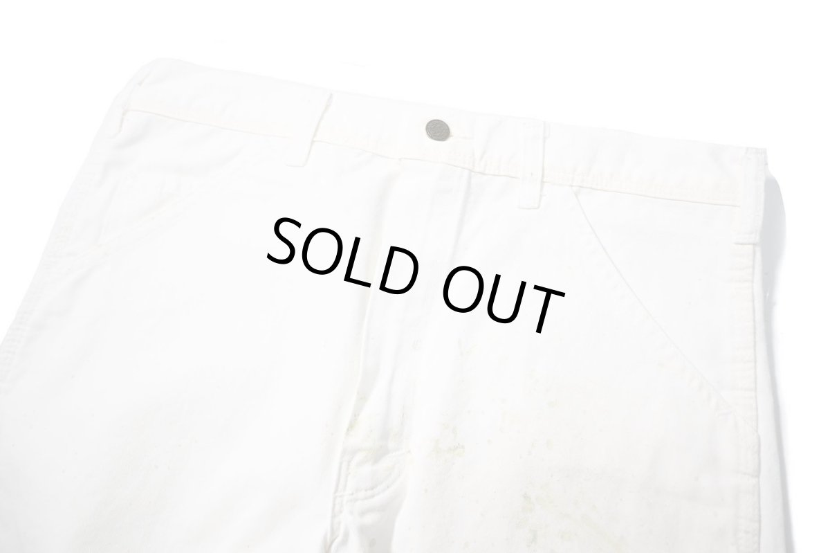画像2: Used Stan Ray Painted Painter Pants White made in USA (2)