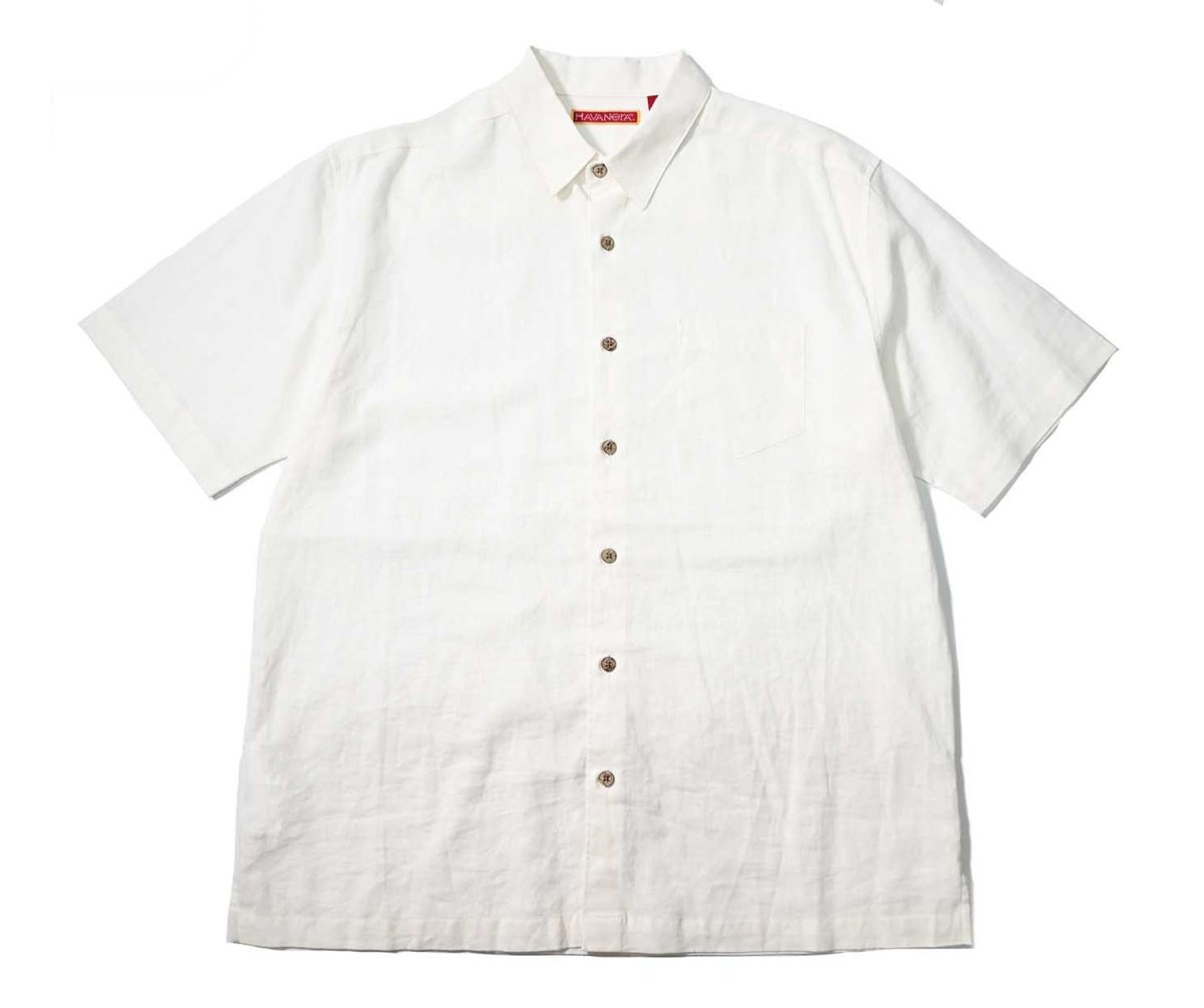 画像1: Used Havanera Line/Cotton Shirt (1)