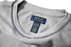 画像4: Used Polo Ralph Lauren L/S Thermal Grey (4)