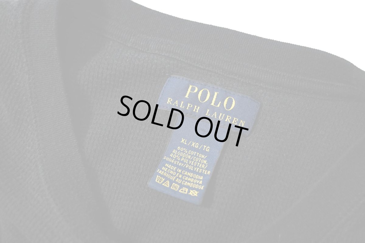 画像4: Used Polo Ralph Lauren L/S Thermal Black (4)