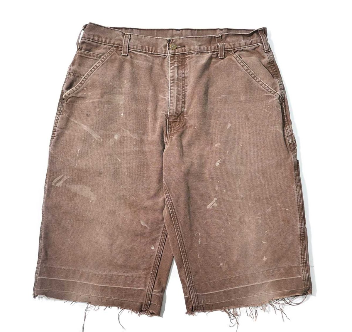 画像1: 02' Used Carhartt Duck Cut Off Shorts (1)