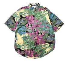 画像1: 90s Used Goouch Rayon Shirt (1)