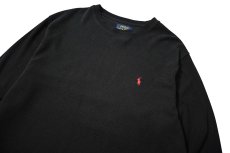 画像2: Used Polo Ralph Lauren L/S Thermal Black (2)