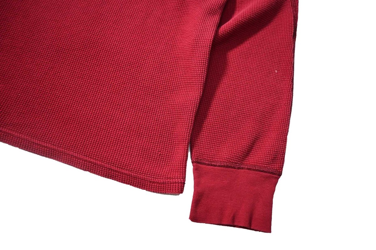 画像3: Used Polo Ralph Lauren L/S Thermal Burgundy (3)
