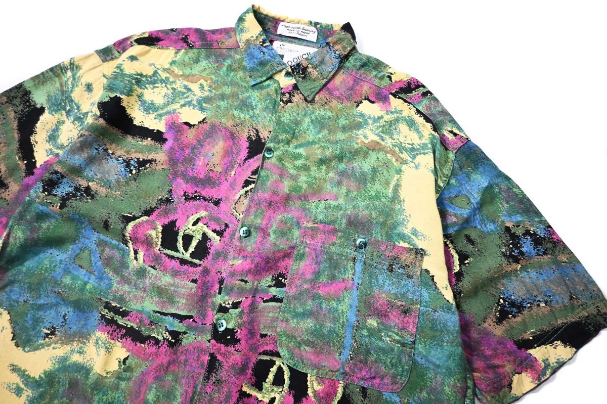画像2: 90s Used Goouch Rayon Shirt (2)