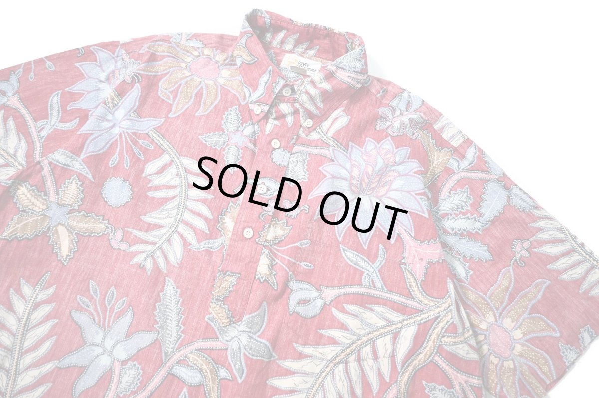 画像2: 70s Used Reyn Spooner Pullover Cotton Hawaiian Shirt (2)
