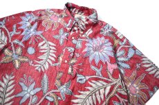 画像2: 70s Used Reyn Spooner Pullover Cotton Hawaiian Shirt (2)