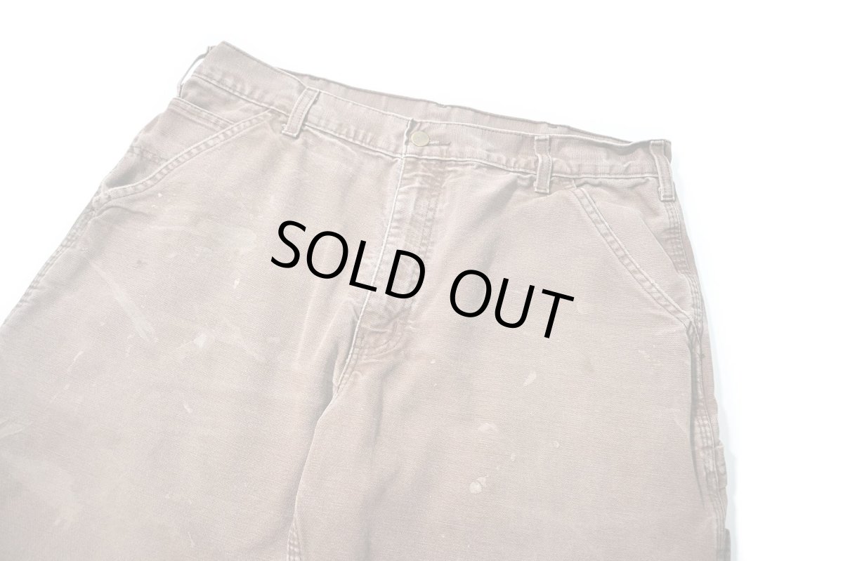 画像2: 02' Used Carhartt Duck Cut Off Shorts (2)