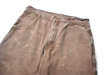 画像2: 02' Used Carhartt Duck Cut Off Shorts (2)