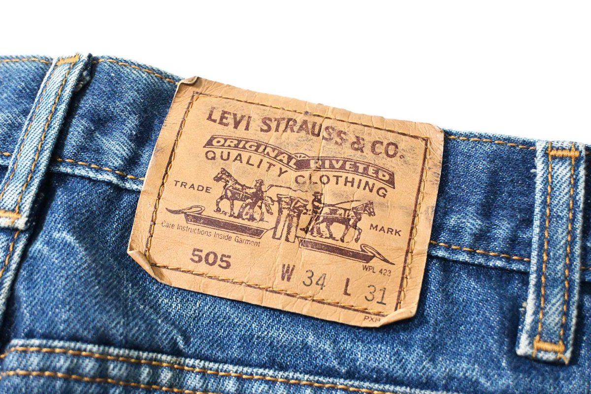 画像6: 80-90s Used Levi's 505 Denim Pants made in Brazil リーバイス (6)