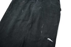 画像4: 00-10s Used Carhartt Duck Carpenter Pants Black カーハート (4)