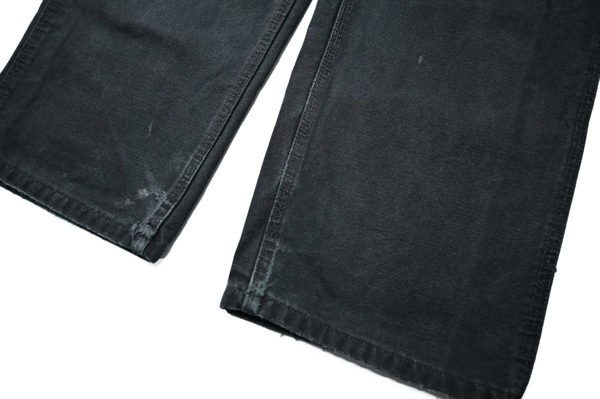 画像3: 00-10s Used Carhartt Duck Carpenter Pants Black カーハート (3)