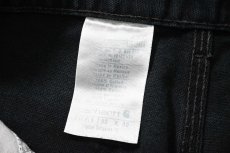 画像7: 00-10s Used Carhartt Duck Carpenter Pants Black カーハート (7)