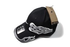 画像2: Nike Club Structured OG Flame Cap Black (2)