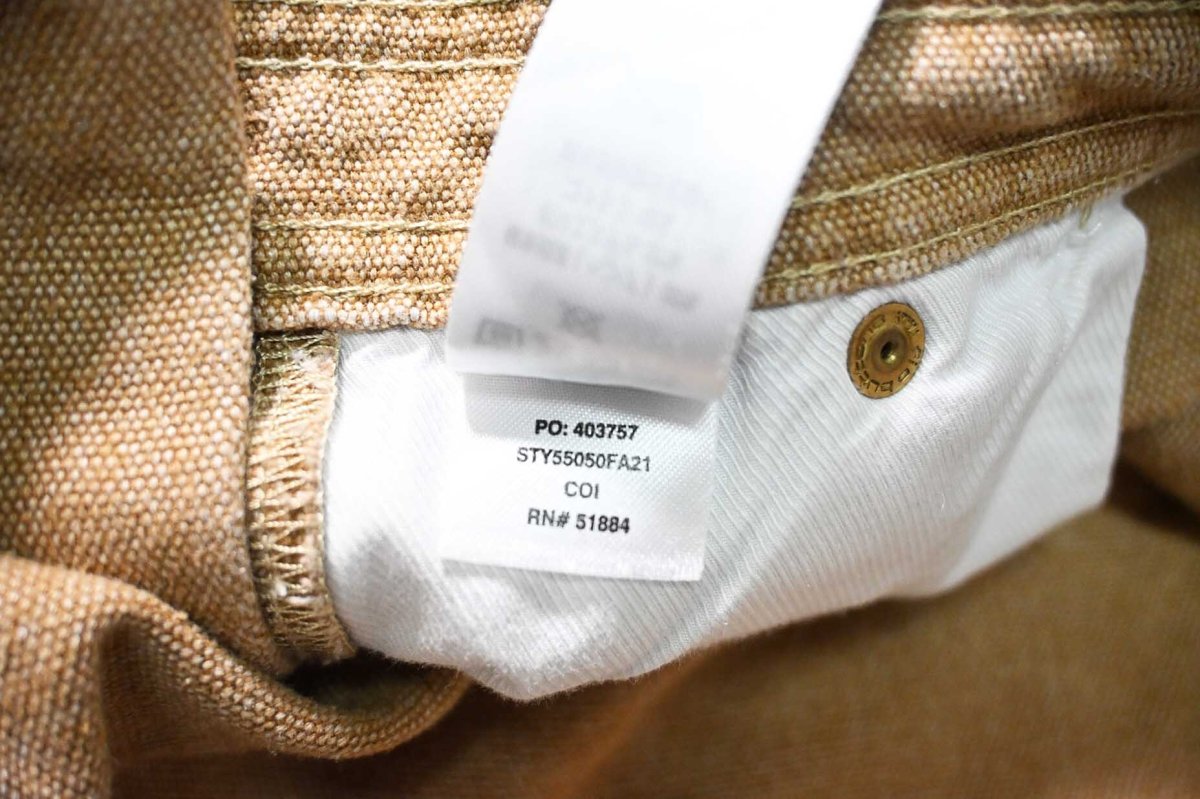 画像6: Used Patagonia Iron Forge Hemp Canvas Bib Overalls (6)