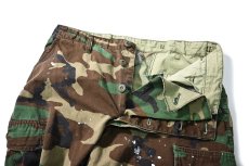 画像6: 85' Used Us Military Painted Ripstop Combat Trouser Woodland Camo (6)