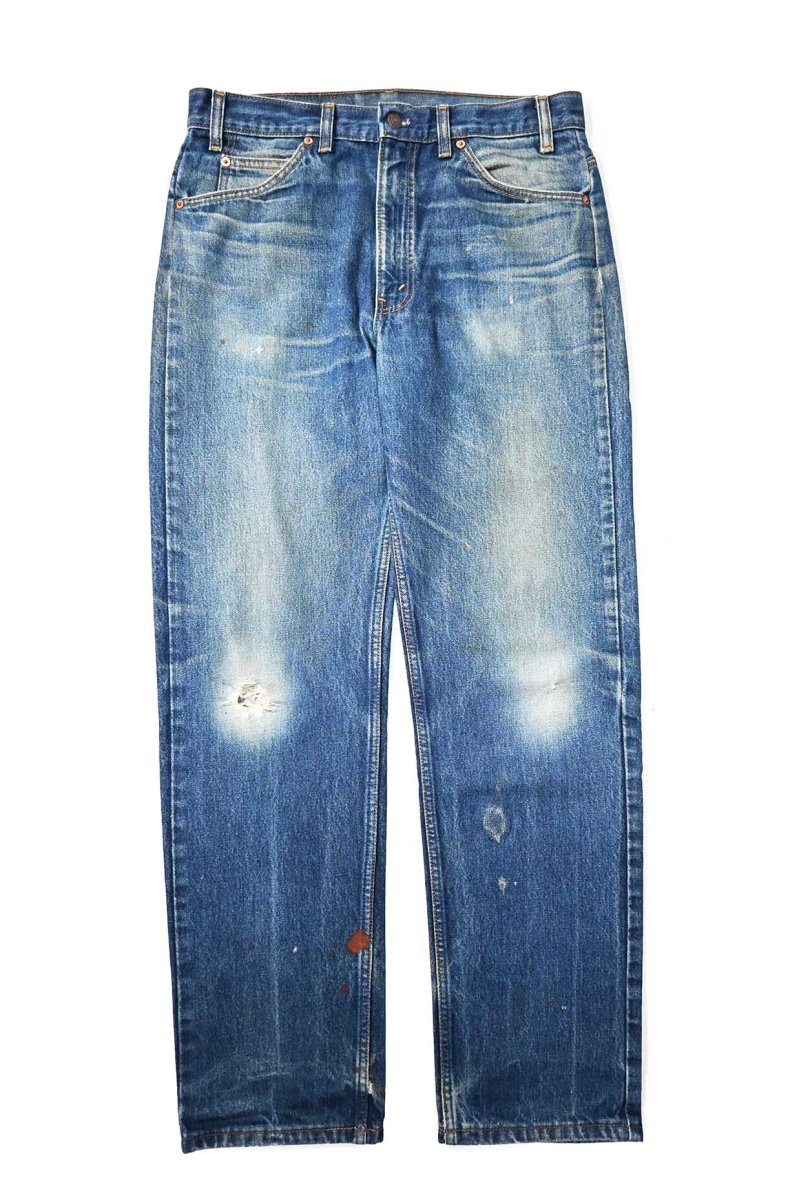 画像1: 80-90s Used Levi's 505 Denim Pants made in Brazil リーバイス (1)