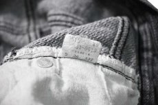 画像8: 86' Used Levi's 501 Denim Pants Stripe Black made in USA (8)