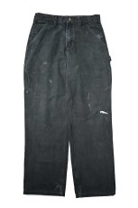 画像1: 00-10s Used Carhartt Duck Carpenter Pants Black カーハート (1)