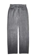 画像1: 86' Used Levi's 501 Denim Pants Stripe Black made in USA (1)
