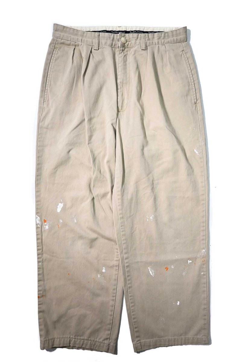 画像1: 90-00s Used Polo Ralph Lauren Andrew Pants Khaki ラルフローレン (1)
