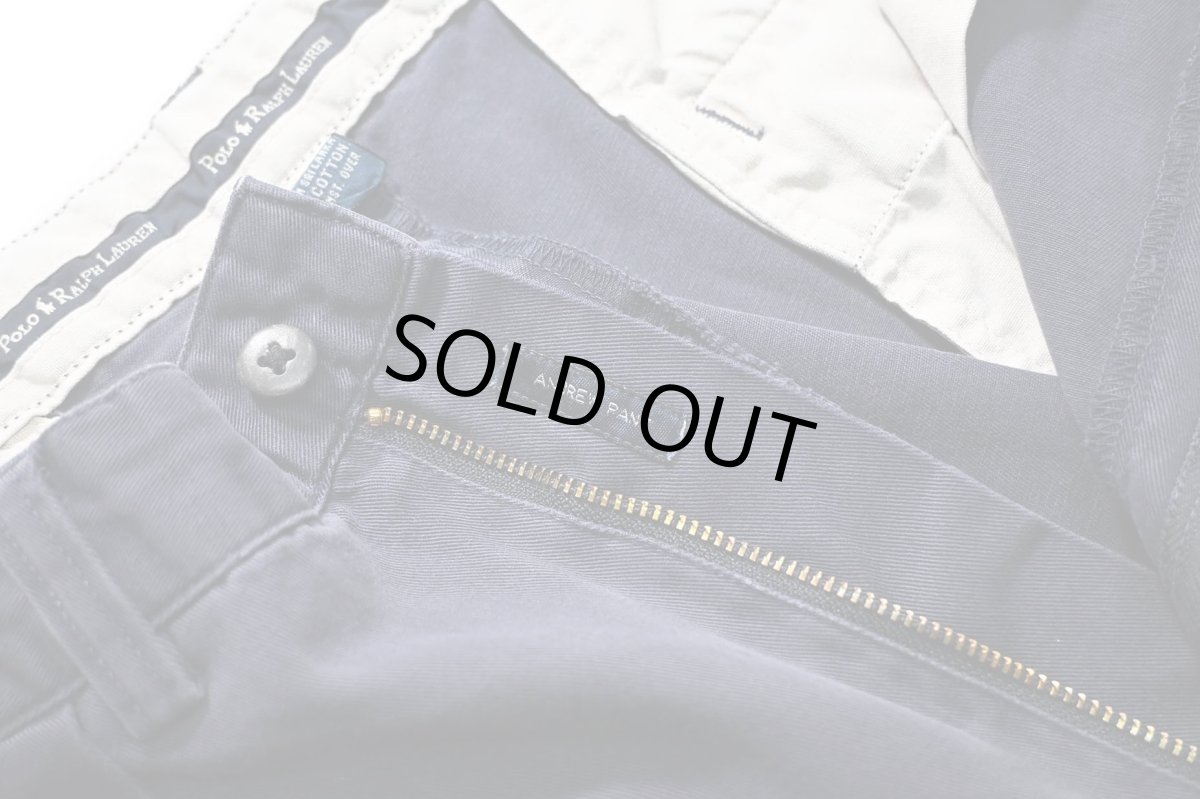 画像9: 90-00s Used Polo Ralph Lauren Andrew Pants Navy ラルフローレン (9)