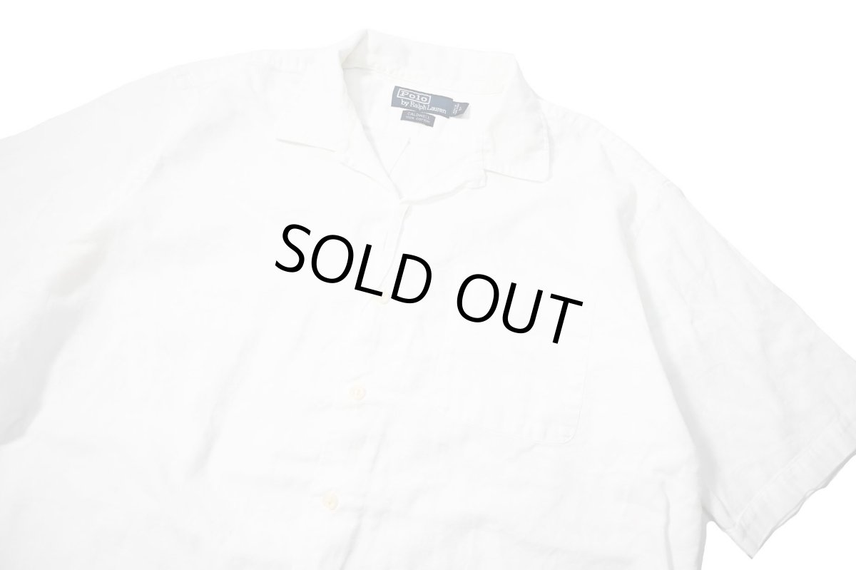 画像2: 90-00s Used Polo Ralph Lauren Open Collar Shirt "Caldwell" (2)