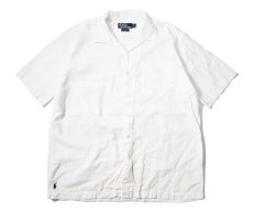 画像1: 90-00s Used Polo Ralph Lauren Open Collar Shirt "Caldwell" (1)