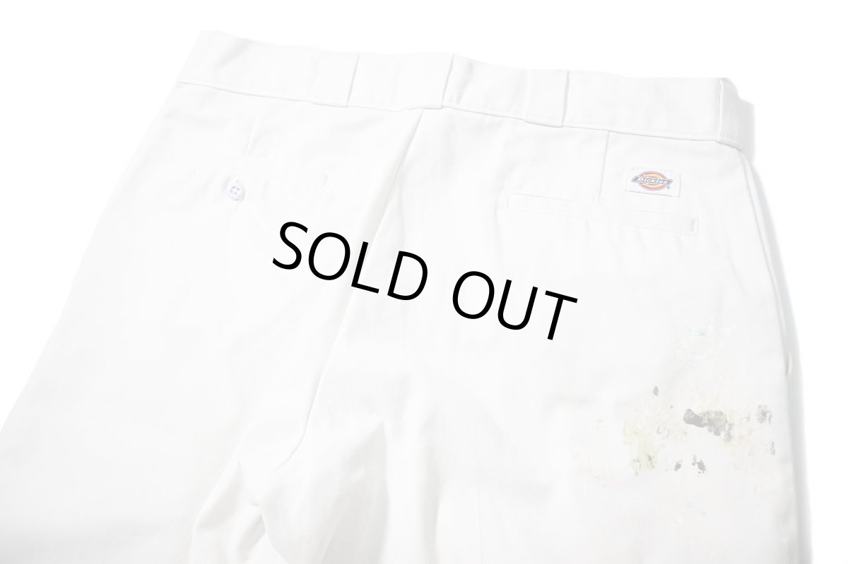 画像5: Used Dickies 874 Painted Work Pants White (5)