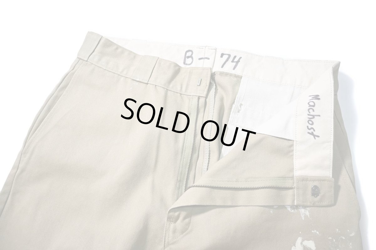 画像7: 90s Used Dickies 874 Painted Work Pants Khaki made in USA (7)