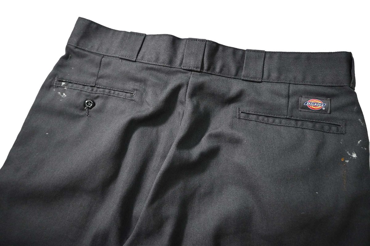 画像6: Used Dickies 874 Flex Painted Work Pants Charcoal (6)