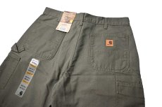 画像3: 14' Deadstock Carhartt Duck Work Shorts Moss (3)