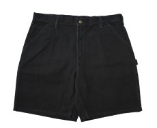 画像1: 07' Deadstock Carhartt Duck Work Shorts Black (1)