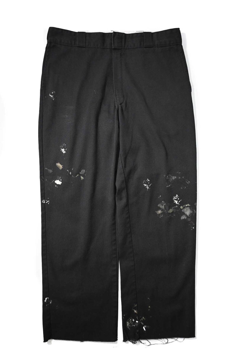 画像1: Used Dickies 874 Flex Painted Work Pants Black (1)