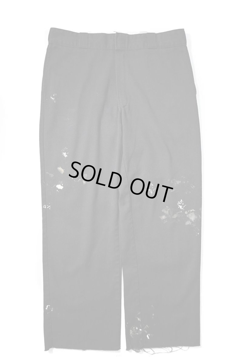 画像1: Used Dickies 874 Flex Painted Work Pants Black (1)