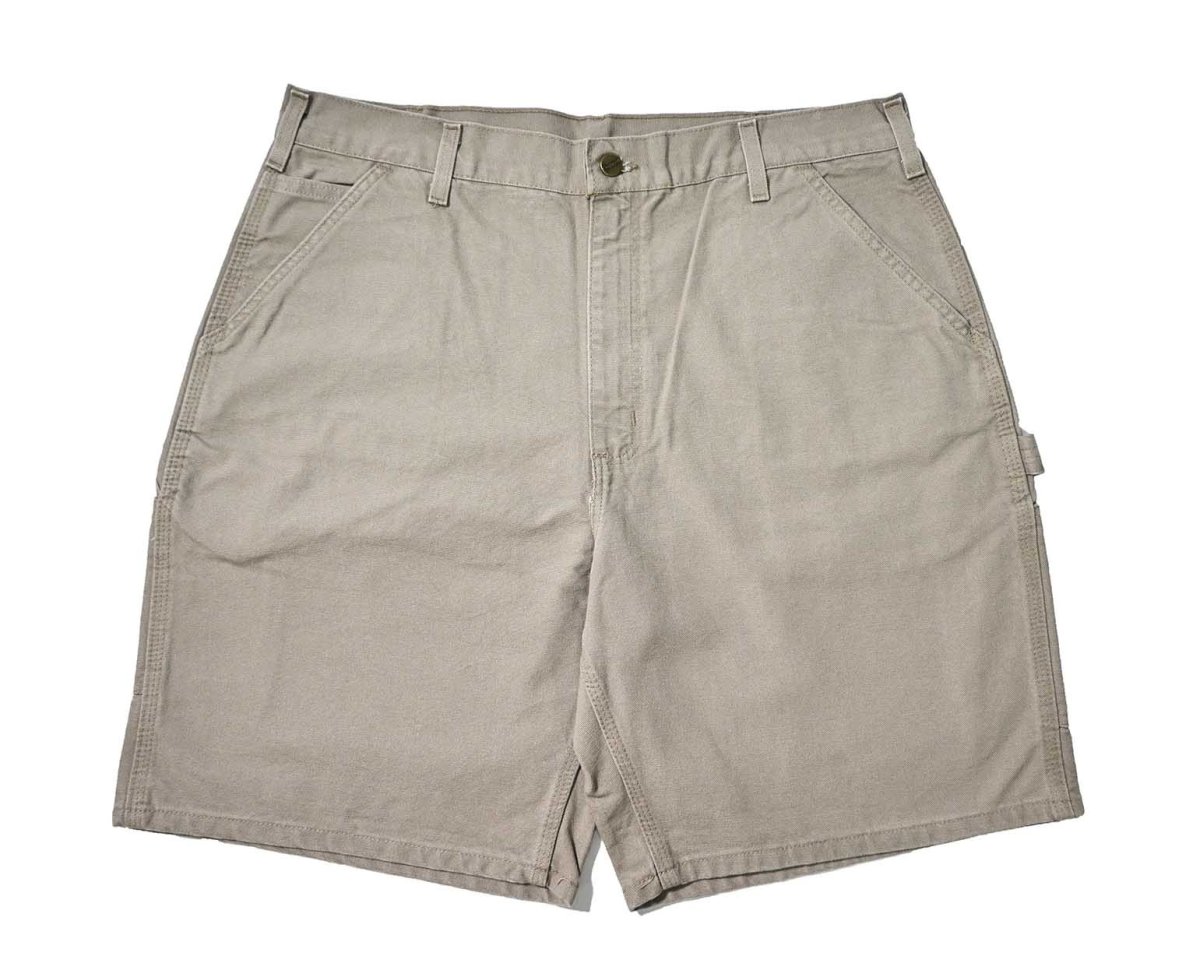 画像1: 05' Deadstock Carhartt Duck Work Shorts Desert (1)