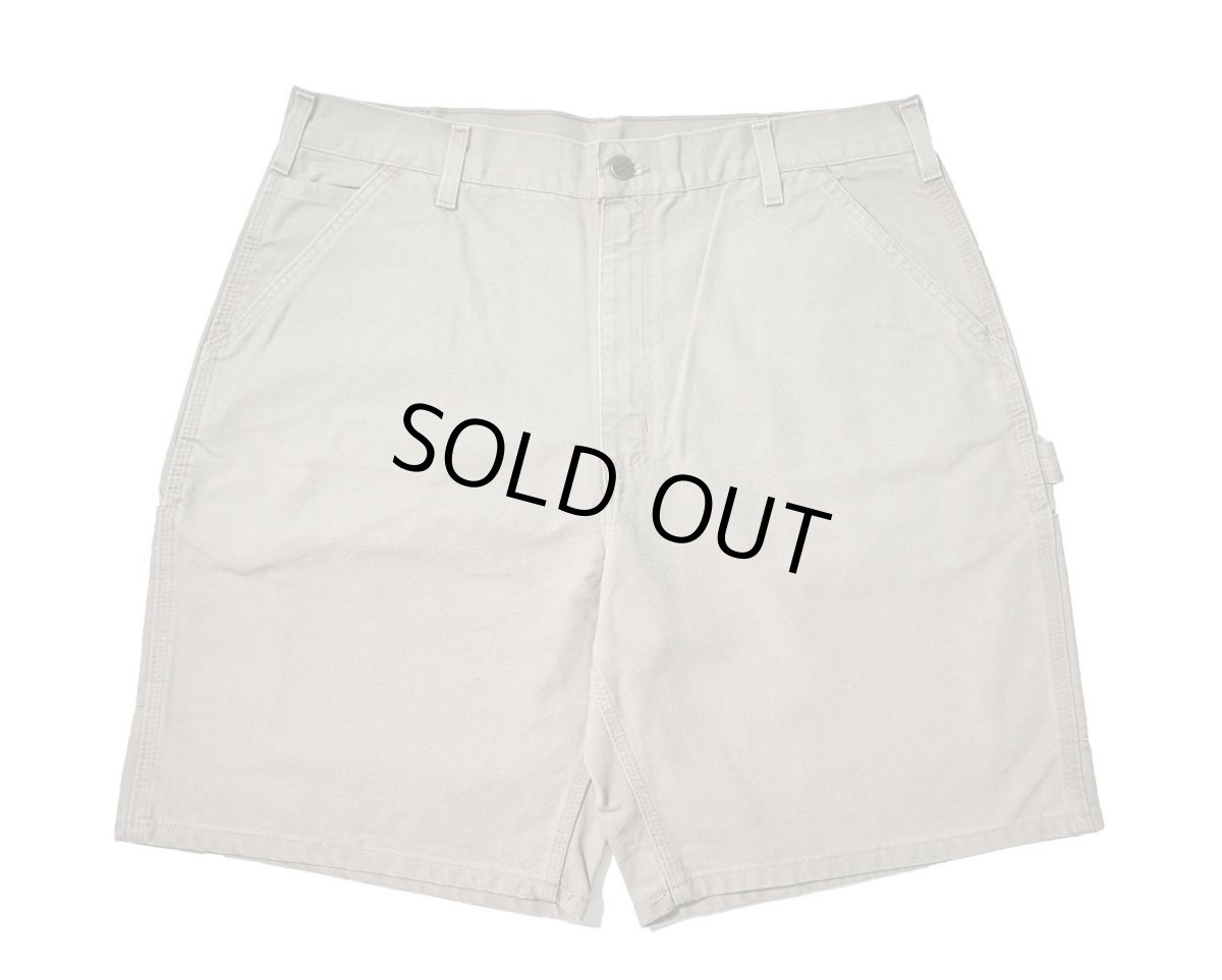 画像1: 05' Deadstock Carhartt Duck Work Shorts Desert (1)