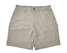 画像1: 05' Deadstock Carhartt Duck Work Shorts Desert (1)