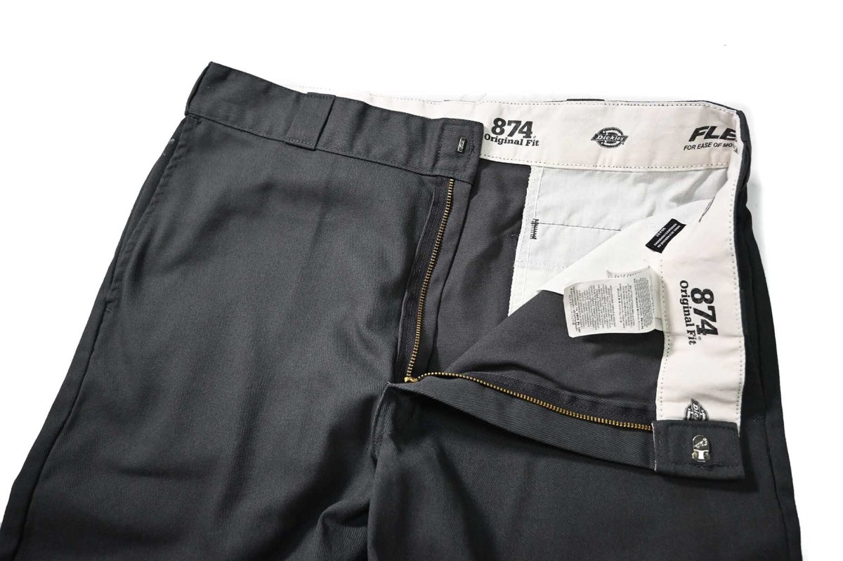 画像7: Used Dickies 874 Flex Painted Work Pants Charcoal (7)