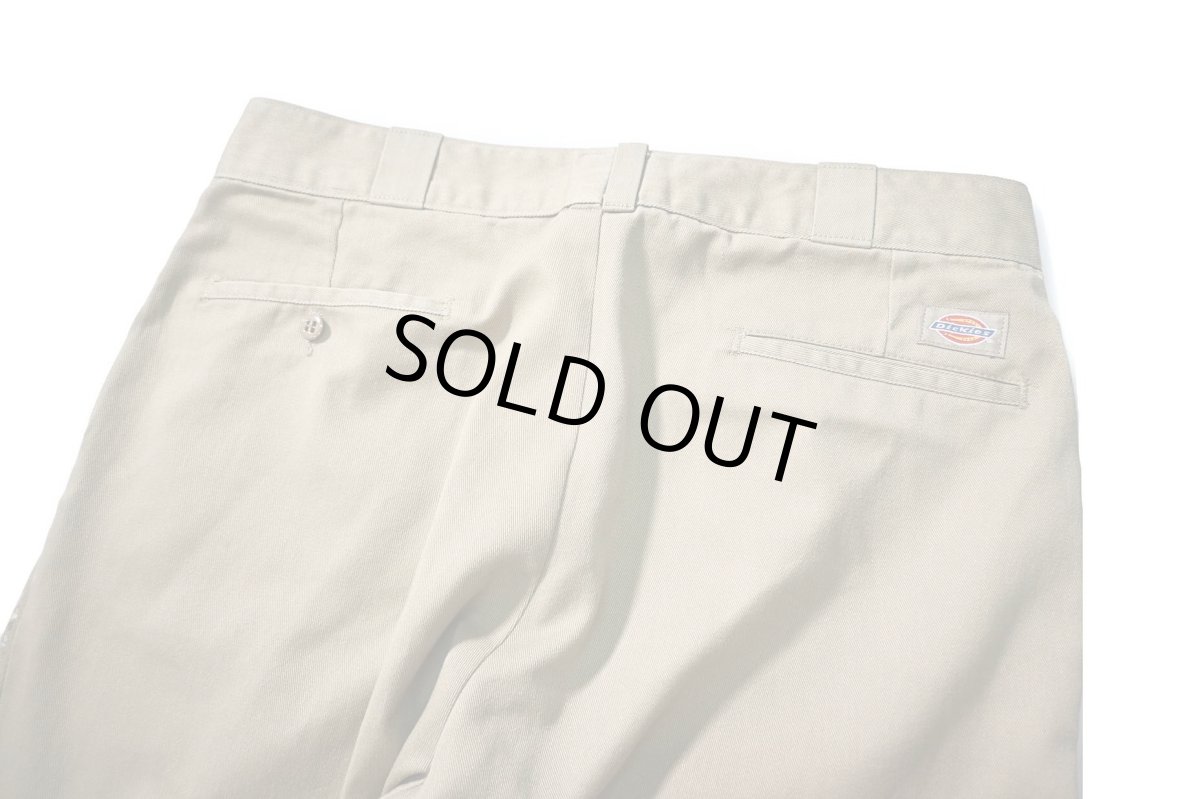 画像6: 90s Used Dickies 874 Painted Work Pants Khaki made in USA (6)