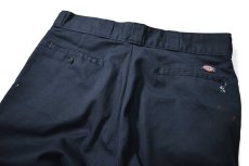 画像6: Used Dickies 874 Flex Painted Work Pants Navy (6)