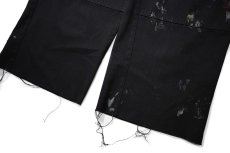 画像3: Used Dickies 85283 Double Knee Painted Work Pants Black (3)