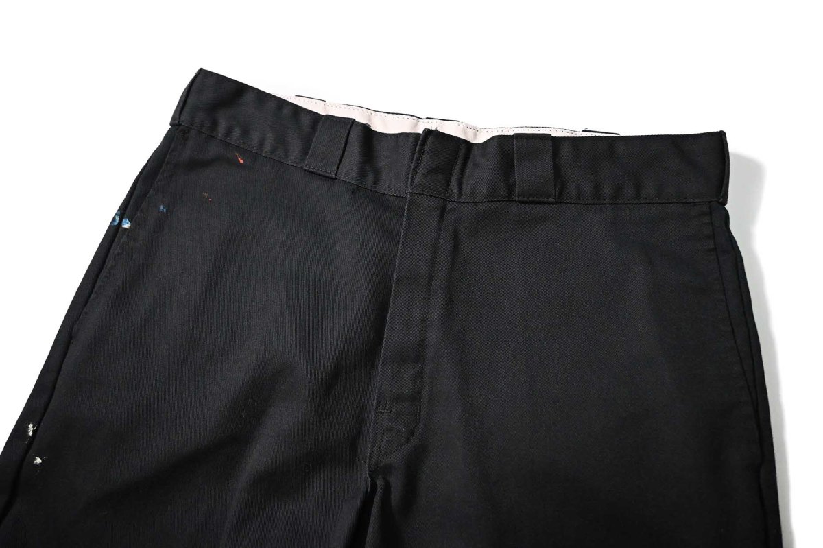 画像2: Used Dickies 874 Painted Work Pants Black (2)