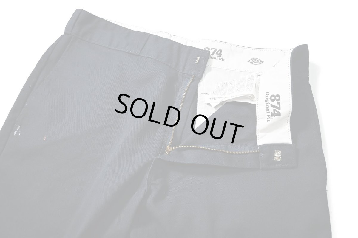 画像7: Used Dickies 874 Flex Painted Work Pants Navy (7)