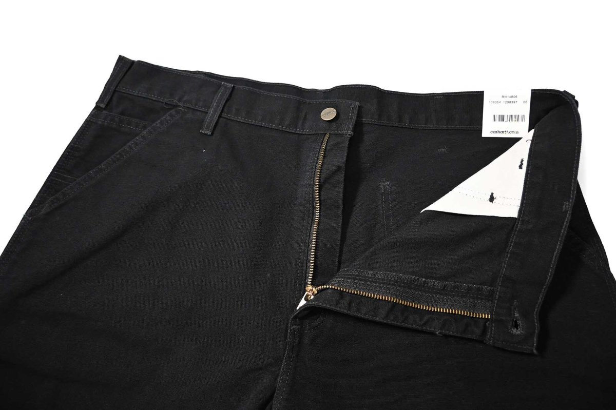 画像5: 07' Deadstock Carhartt Duck Work Shorts Black (5)