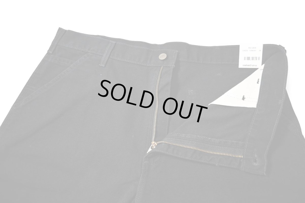 画像5: 07' Deadstock Carhartt Duck Work Shorts Black (5)