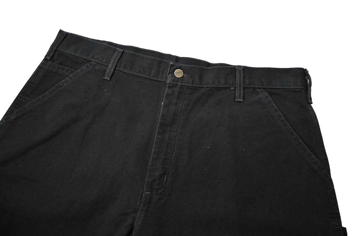 画像2: 07' Deadstock Carhartt Duck Work Shorts Black (2)