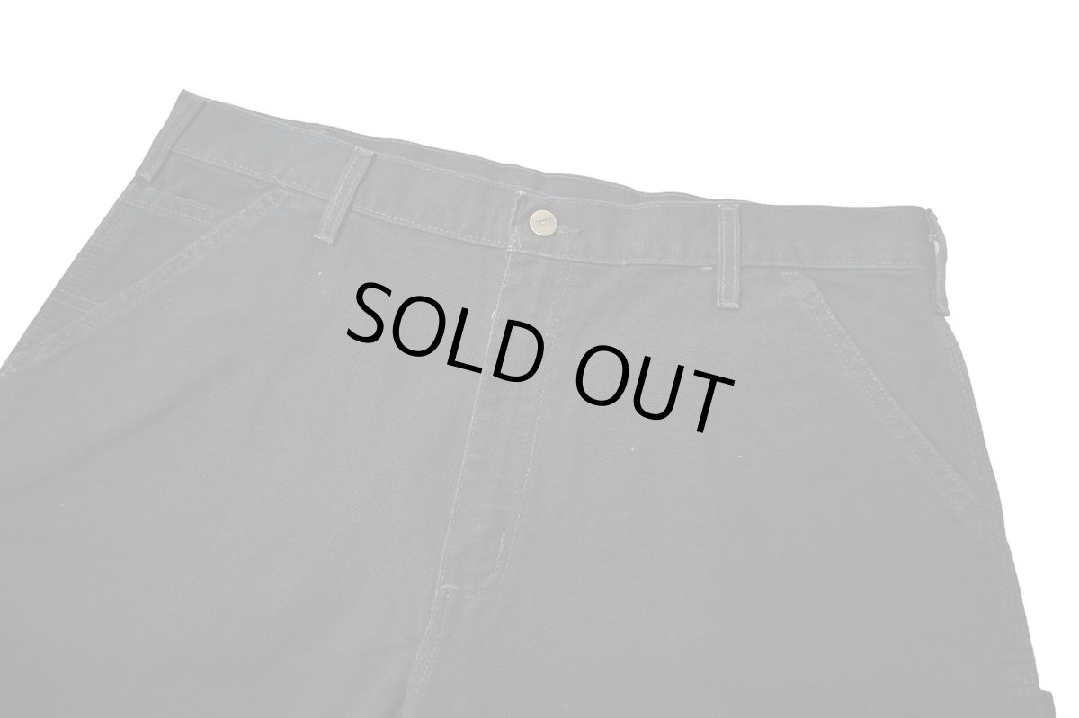 画像2: 07' Deadstock Carhartt Duck Work Shorts Black (2)